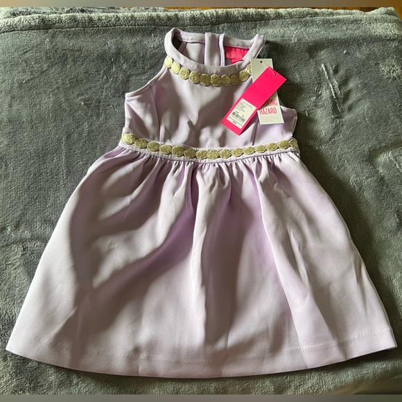 Lilly Pulitzer Other - NWT Lilly Pulitzer Toddler Girls Evelyn Fit and Flare Scuba Dress - Lilac - XS